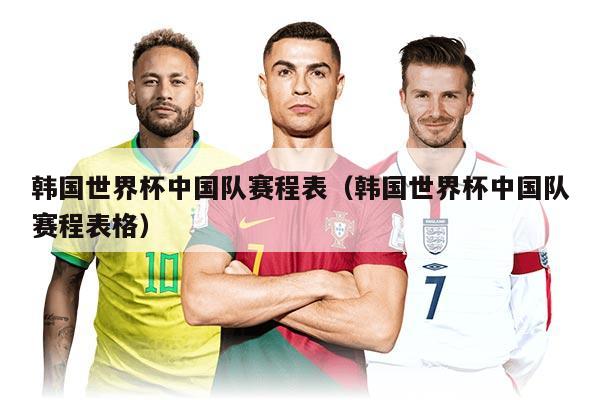 韩国世界杯中国队赛程表（韩国世界杯中国队赛程表格）