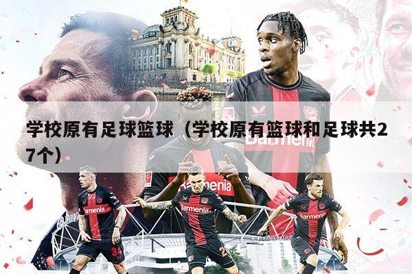 学校原有足球篮球（学校原有篮球和足球共27个）