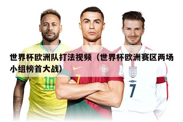 世界杯欧洲队打法视频（世界杯欧洲赛区两场小组榜首大战）